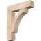 Ekena Millwork Legacy Block Smooth Bracket, Douglas Fir, 5 1/2"W x 28"D x 32"H BKT06X28X32LEC05SDF - alternate 1